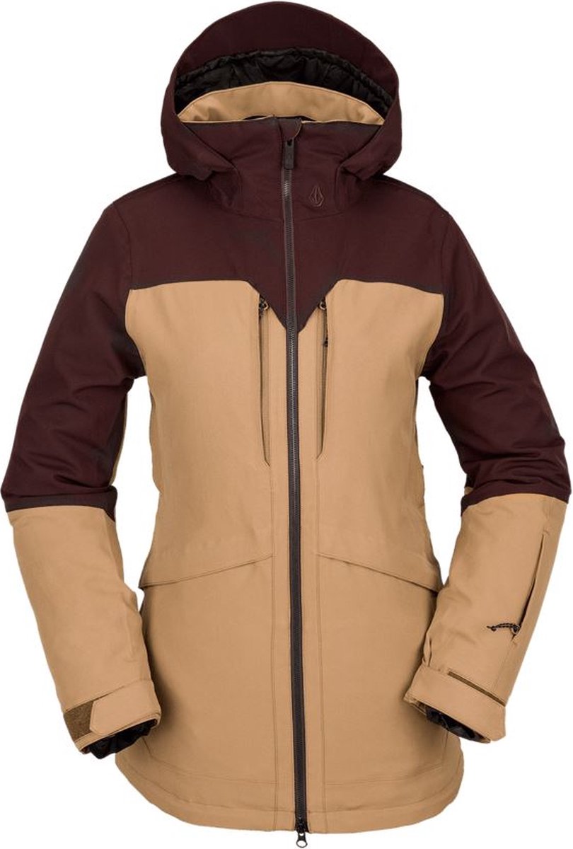 Shelter 3D Stretch Dames Wintersportjas Caramel Beige