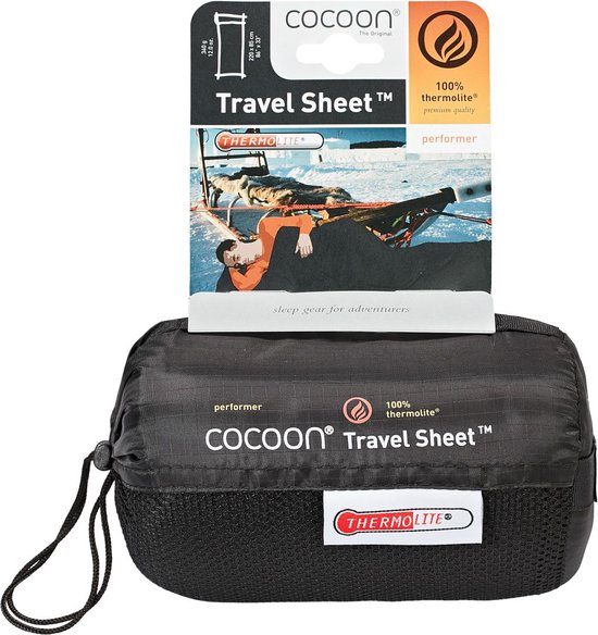 Cocoon Travel Sheet Thermolite Performer Lakenzak van Merkloos — afbeelding 3