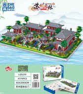 Lezi Tuinen van Suzhou (back) - Nanoblocks / miniblocks - Bouwset / 3D puzzel - 4174 bouwsteentjes - Lezi LZ8239