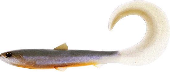 Westin Bullteez Curltail 8cm 3g - Curltail Softbait voor Baars, Snoekbaars en Snoek - Kleur : Official Roach van Westin — afbeelding 5