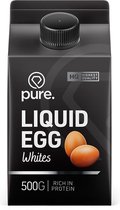 PURE Liquid Egg Whites - vloeibaar ei eiwitten - puur ei-eiwit - protein - 500ml