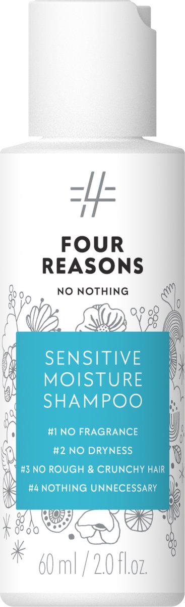 FOUR REASONS - NO NOTHING SENSITIVE MOISTURE SHAMPOO 60ML