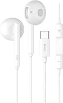 Hoco USB-C In-Ear Headset met Microfoon Wit