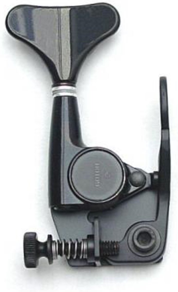 Hipshot D'Tuner Extender Key GB7 zwart - Basgitaar stemmechaniek