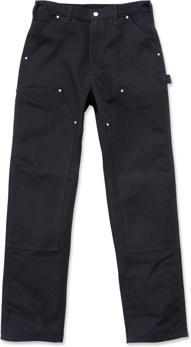 Carhartt Hose Firm Duck Double-Front Work Dungaree Black-W50-L32