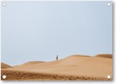 Alleen met de Horizon - Zandpaden van Gran Canaria - Tuinposter 70x50cm