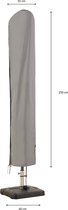 Parasolhoes Luxe 250 x 55 / 60 cm Grijs Topkwaliteit
