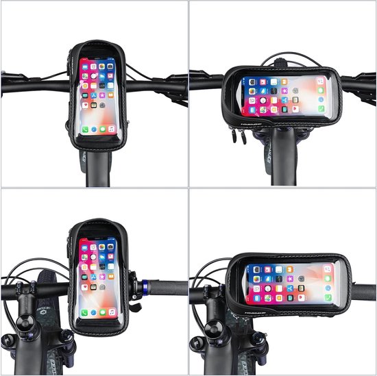 Waterdichte Frametas Telefoonhouder Voor Op De Fiets - Ideaal Voor Navigatie Fietstas Frame Fiets Telefoontas Fietsaccessoires