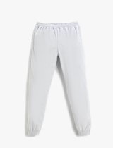 Koton Normale taille Jogger Fluwelen joggingbroek met elastische taille.