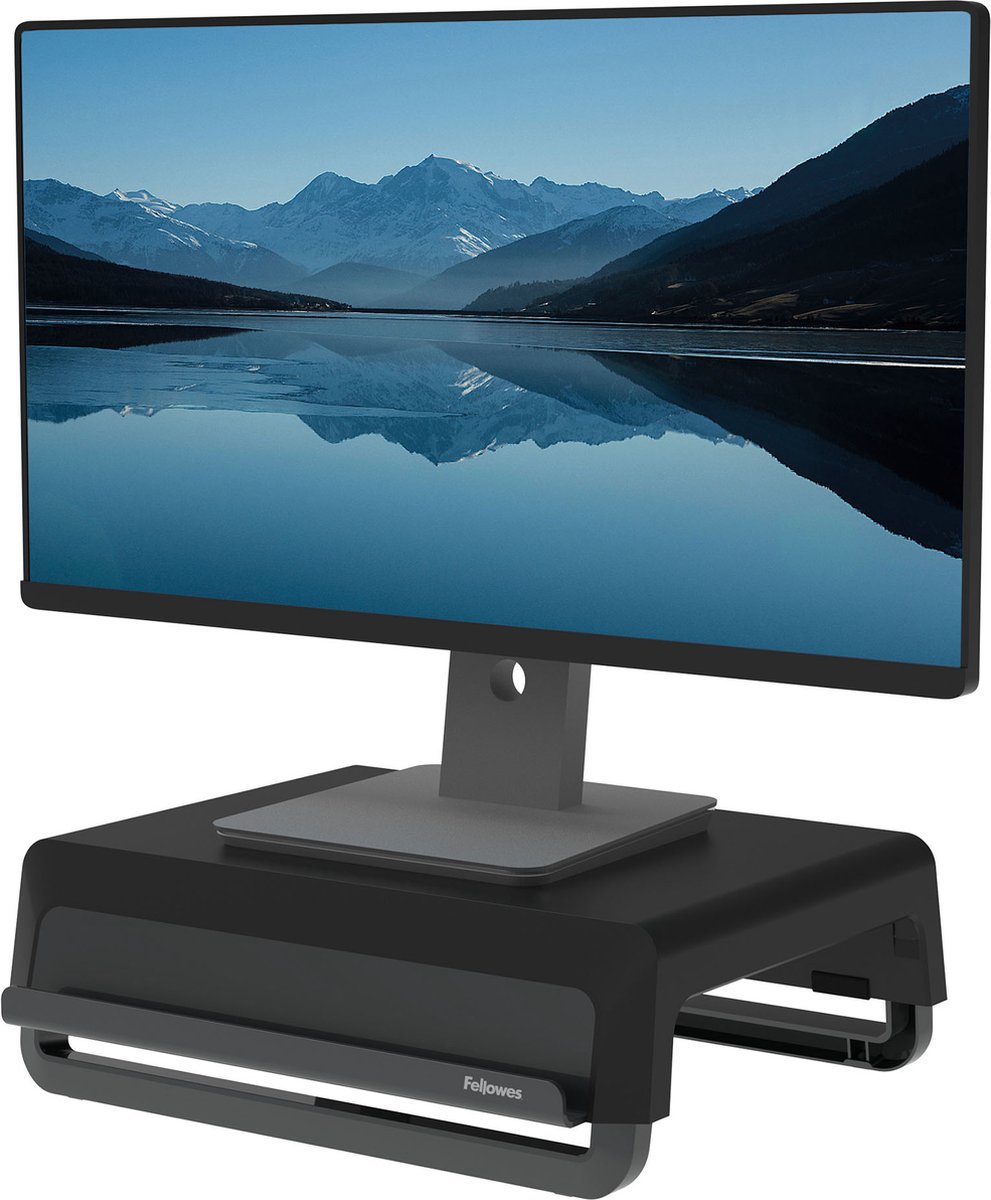 Fellowes Breyta - Monitor Standaard - Verstelbaar - 100% recyclebaar - Zwart