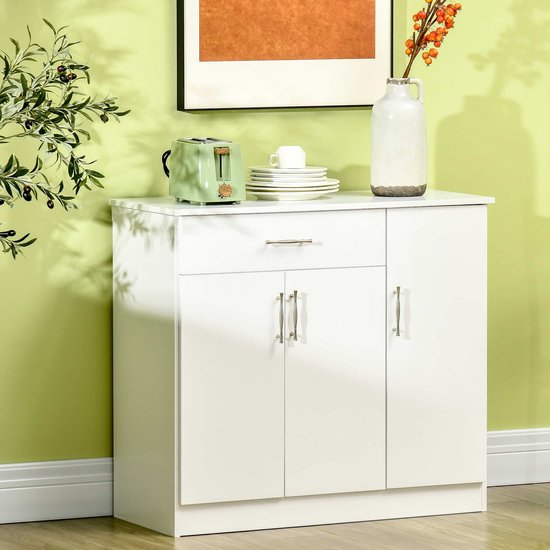 H&S Collection Opbergkast met 2 lades MDF kopen