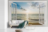 Papier peint - Papier peint photo murale Transparent - Soleil - Mer - Largeur 600 cm x hauteur 400 cm