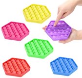 Plop Up fidget game - Populair van TikTok - Fidget Toy - Fidget Speelgoed - 12.5x12.5 CM - Roze vierkant -