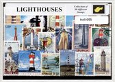 Vuurtorens - Typisch Nederlands postzegel pakket & souvenir. Collectie van 50 verschillende postzegels van vuurtorens – kan als ansichtkaart in een A6 envelop - authentiek cadeau -