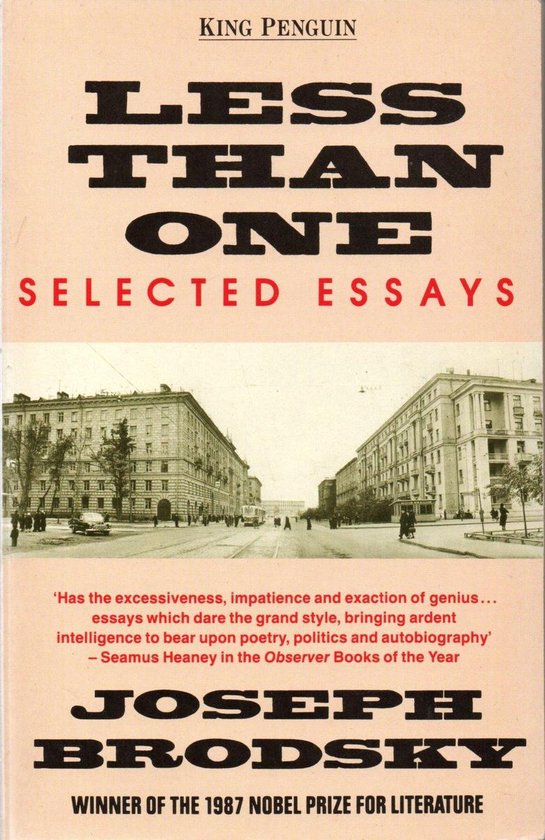 Less Than One - Iosif Brodskii, Joseph Brodsky