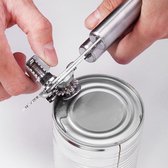 BOTC - 3 in 1 blikopener- Can opener - Multifunctionele keuken RVS aangepaste - met handleiding - 3-in-1 Can Opener / Jar Opener / Bottle Opener Features -Huishouden Keuken gebruiksvoorwerpen