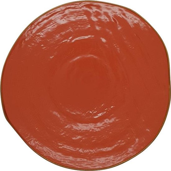 Vivi Oggi - Dinerborden - Bord - Rond - Ø 28cm - Oranje - Italië - Kerst