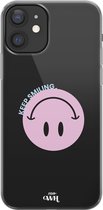 iPhone 11 Case - Smiley Pink - xoxo Wildhearts Transparant Case