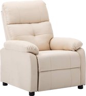 Fauteuil crème stof
