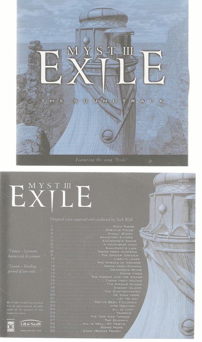 MYST III - EXILE ( GAME SOUNDTRACK)