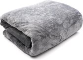 Huisdeken - Plaid - Grijs - 150x200 cm - Polyester