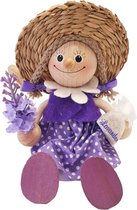 Tricky-Toy - Speelpoppetje - Chica Levanda - Lavendel Meisje - Hout