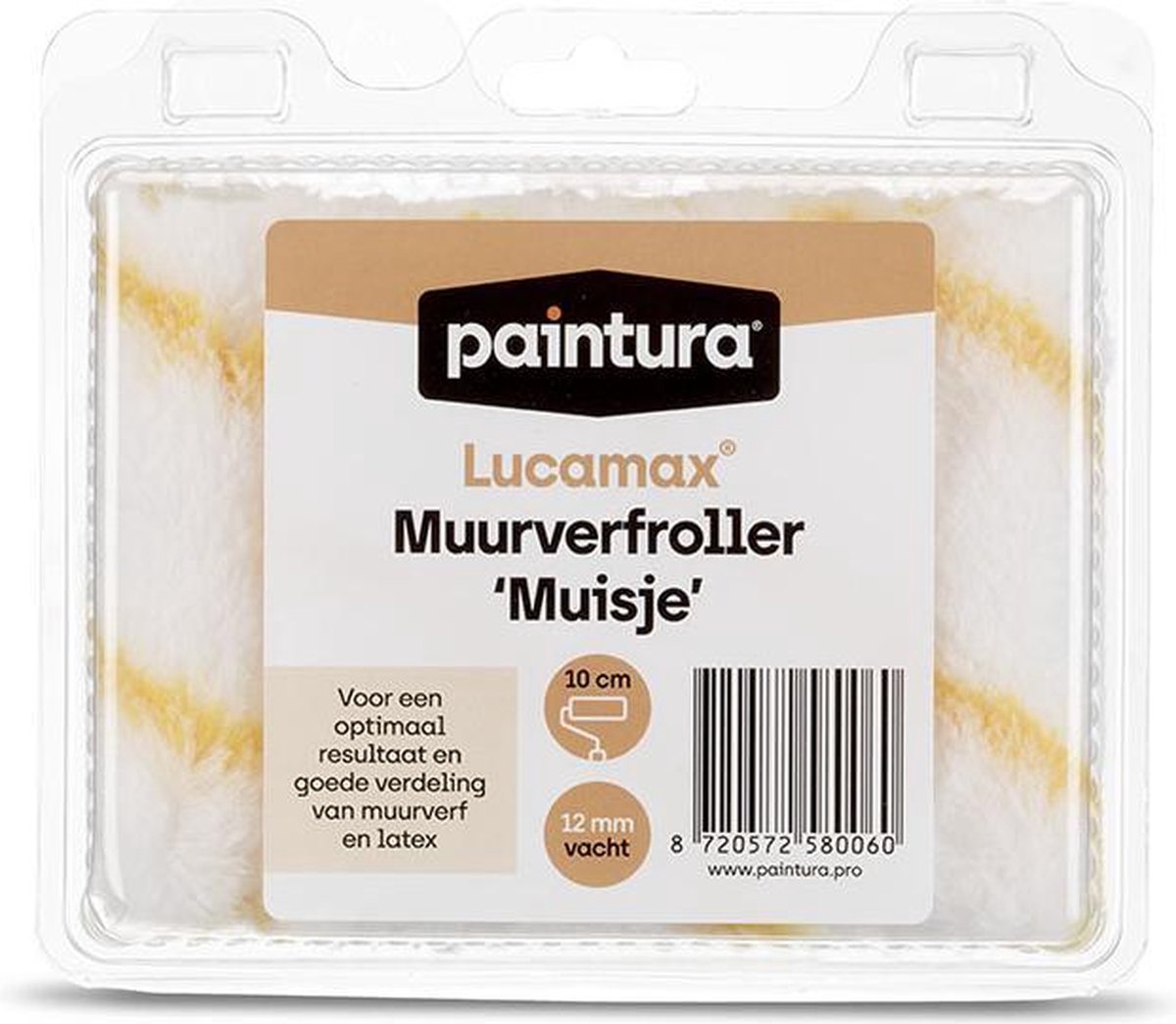 Paintura Lucamax Muisje Anti-spat Muurverfroller 10 Cm Per Doos 10 Stuks