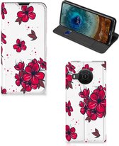 Smartphone Hoesje Nokia X20 | X10 Mobiel Cover Blossom Red