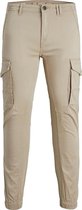 Jack & Jones broek jongens - beige - JJIpaul - maat 176