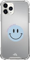 iPhone 12 Pro Max Case - Smiley Blue - Mirror Case