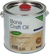 Onderhoudsolie - Bona Craft oil 1K Pure - Bescherming tegen slijtage - Verminderd gelend effect - 2.5L