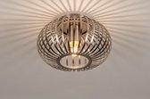 Lumidora Plafondlamp 74493 - E27 - Staalgrijs - Metaal - ⌀ 24 cm