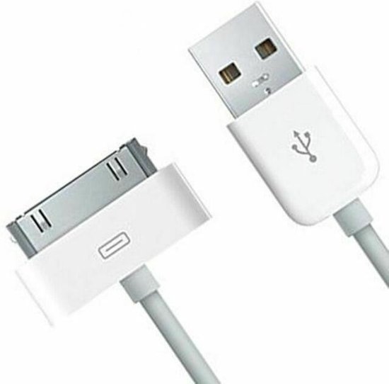 mate gen deadline iPad charger - 3 meter - voor iPad 2, 3, 4 en iPhone 4 en 4s - kabel -  oplaadkabel (30... | bol.com