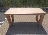 Tafel "Blokpoot" van Douglas hout 76x250cm 8 tot 10 persoons tafel