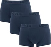 Levi's - Boxershorts 3-Pack Uni Donkerblauw - Heren - Maat L - Body-fit