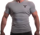 Iron Legion Sports Sportshirt - Trainingsshirt - Kleur Licht Grijs - Maat M - Heren