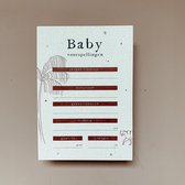 Babyshower invulkaarten | Voorspellingskaarten | Babyshower kaarten| Leopard roze | 10 | studiobydiede.com