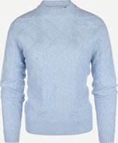Steppin' Out Herfst/Winter 2021 Trui Cathleen Sweater Vrouwen - Regular Fit - Merino Wol - Blauw (L)