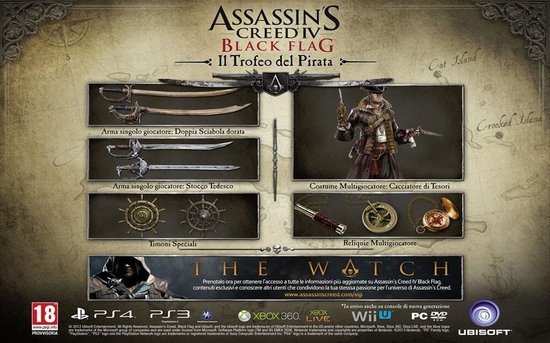 Ubisoft Assassin's Creed IV : Black Flag - Skull Edition Collection Duits, Engels, Spaans, Frans, Italiaans, Portugees, Russisch PlayStation 3