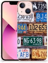 Hippe Hoesjes Geschikt voor iPhone13 mini Telefoon Hoesje Kentekenplaten