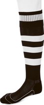 Masita | Kousen Geringd Barça - Sportsokken met goede demping - BLACK/WHITE - 41-44