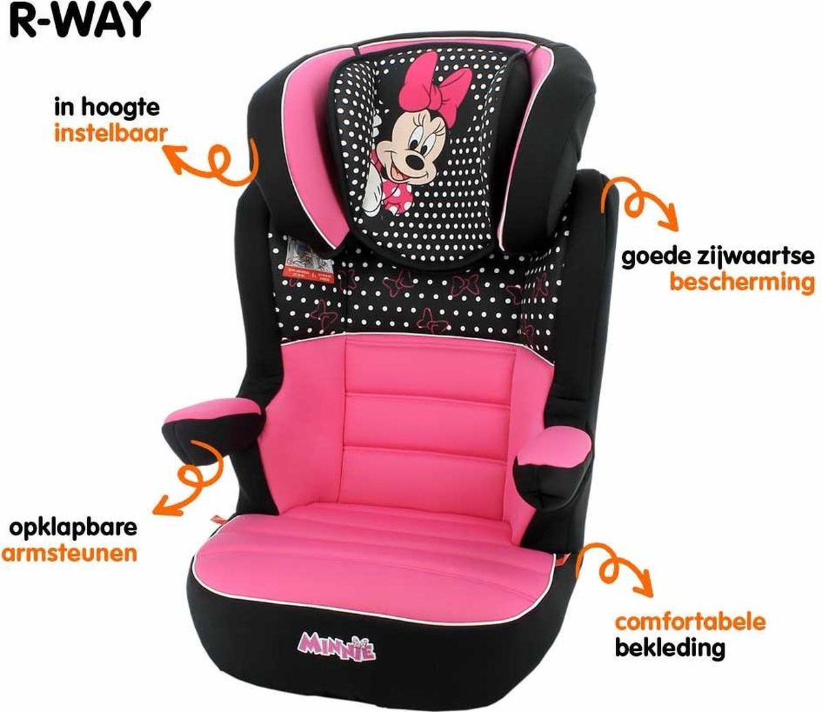 Seggiolino auto 15/36 kg BeFix Nania Disney Minnie