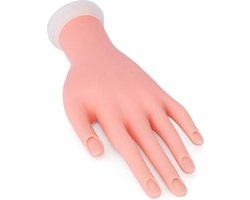 Professionele Nagel Oefenhand | Nagellak Oefenhand | Nagelpratijk - Flexibele Hand | Oefenhand Voor Nagels