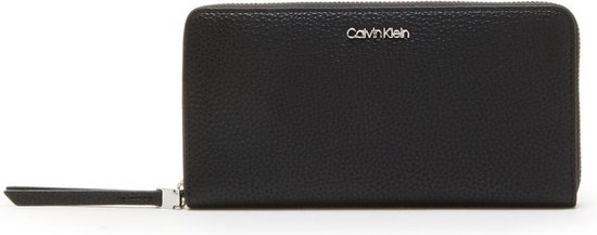 Calvin Klein - RFID - Ziparound doux et soigné - portefeuille femme - noir