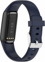 Donker Blauw Silicone Band Voor De Fitbit Luxe - Large