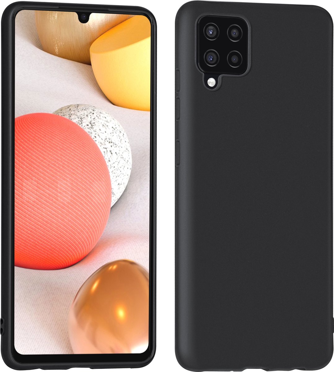 Zwart hoesje voor Samsung Galaxy A42 - Back Cover - TPU