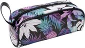 etui Tropical 21 x 8,5 x 8 cm zwart/paars