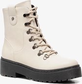 Supercracks dames veterboots - Beige - Maat 40