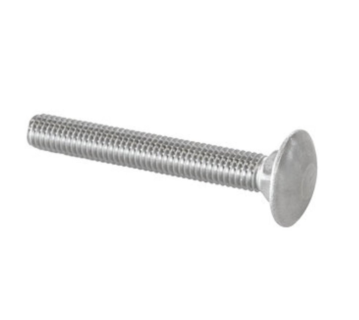 Slot-bout RVS-A2. M8 x 60 mm. 3 stuks Hout-Bouten. Homefix.