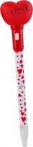 pen Hart meisjes led 0,7 mm rood